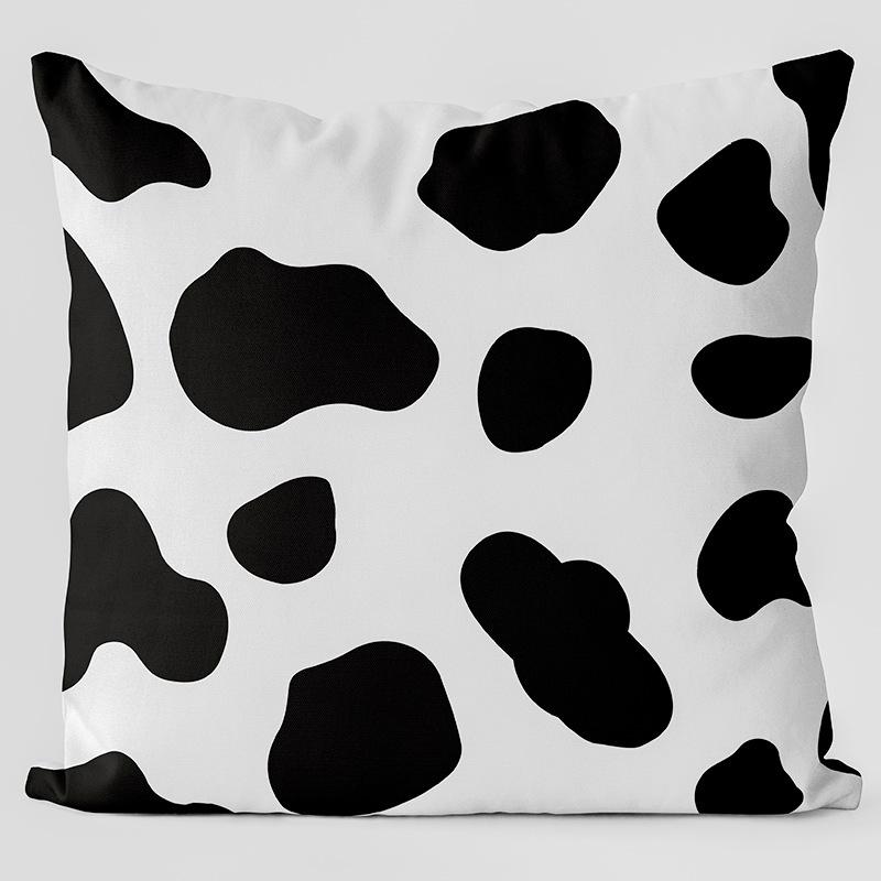 

Минималистичный диван для гостиной, подушка, плед, большая спинка, наволочка в гусиную лапку flannel 45x45cm double-sided [without pillow core]