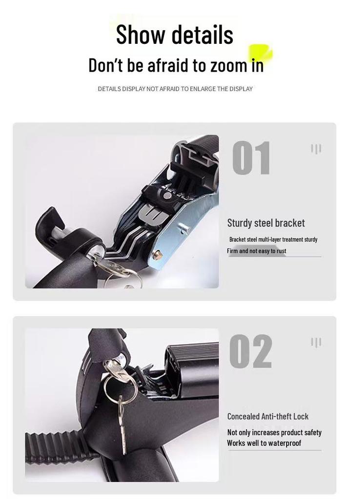 Lockable Aluminum Crossbars for Car Roof Racks and Luggage