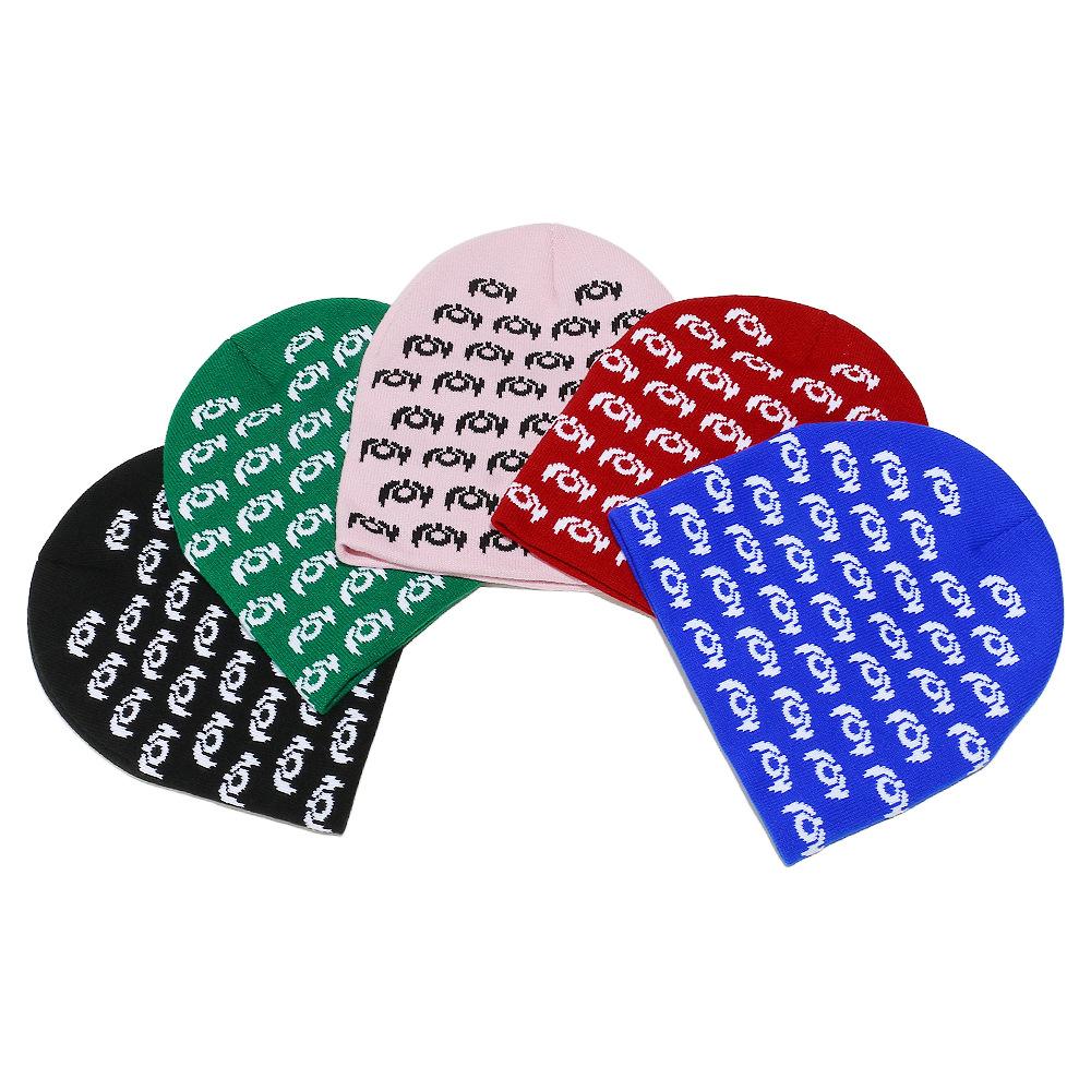 2025Temu Autumn and Winter New Wool Hat Jacquard Ear Protection Warm Winter Hat Knitted Hat Wholesale for Men and Women