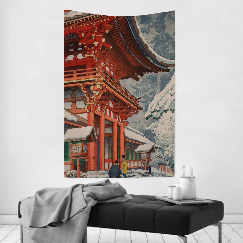 Katsushika Hokusai Tapestry Room Decor Wall Cloth Party Hanging Background Room Decor Baby Room