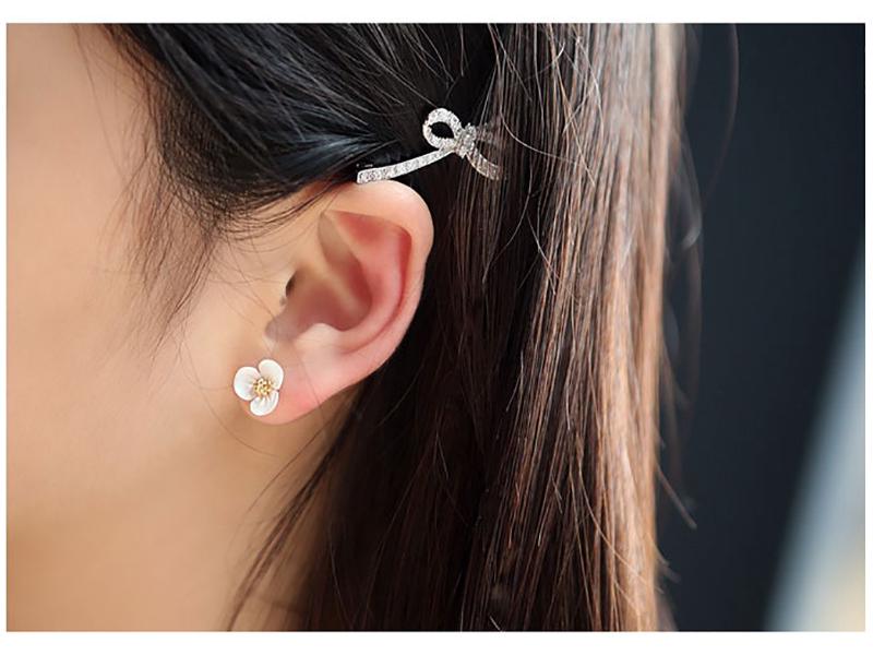 925 Sterling Silber Muschel Blume Perle Stecker- & Hängeohrringe - Schlichter, eleganter Schmuck für Frauen