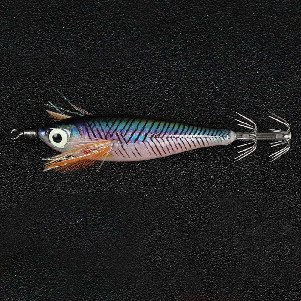 Jig Hook Squid Jig Luminous Prawn Lure Portable Fishing Lure Saltwater Fishing