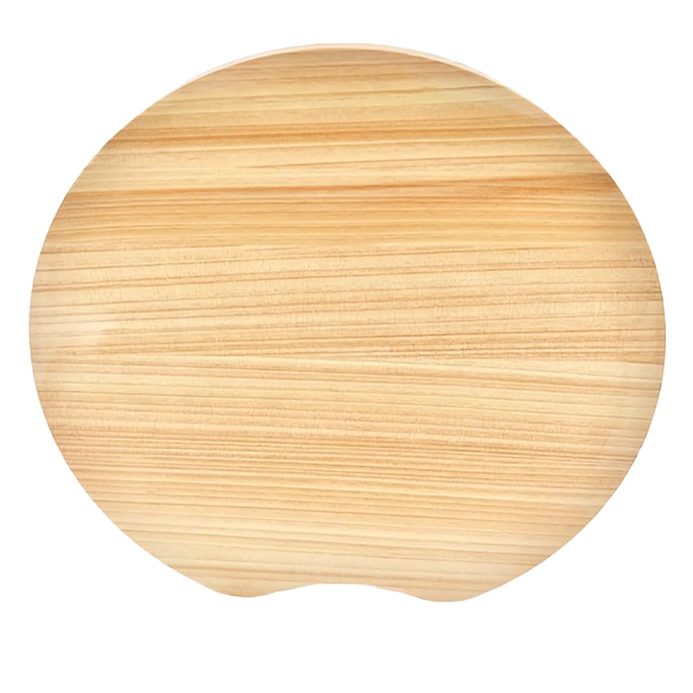 

Ikegawa Lumber Hinoki Cypress Round Cutting Thin Made in 29 x 29 x cm Board, Type, Large, Japan, Freestanding, Natural, Approx. 1.5