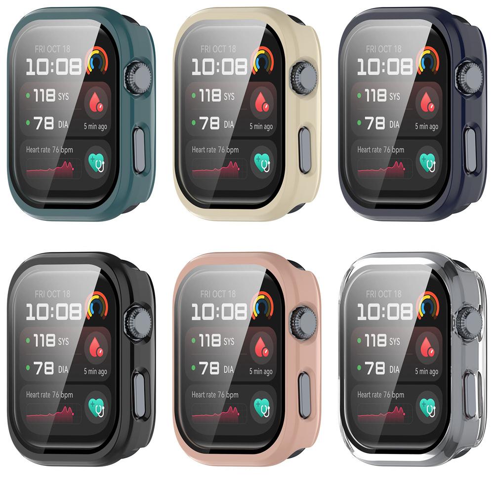 Watch Case Protective Cover for Huawei Watch D2 Smartwatch Hard PC Frame+ Glass Full Coverage Cases Shell Accessories