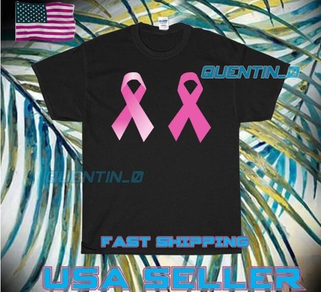 

NEW Shirt PREMIUM BREAST CANCER RIBBON LOGO T-Shirt FUNNY UNISEX SIZE S-5XL 2XL