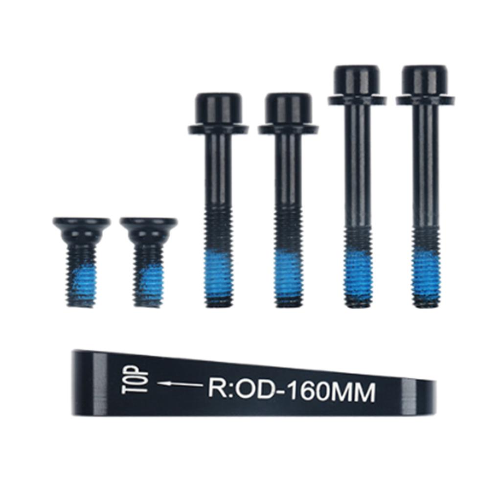 Bicycles Flat Mount Disc Brake Adapter Set Aluminum Alloys Brake Brackets for Road Bike Accessories