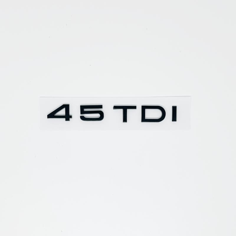 3D ABS Letters 2.0TDI 2.5TDI 3.0TDI 35TDI 40TDI 45TDI 50TDI Emblem for Audi A1 A3 A4 A5 A6 A7 A8 Q2 Q3 Q5 Q7 Car Trunk Sticker