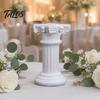 Talos Vintage Roman Column Candle Holder, Greek Resin Statue, Mini Pillar Candlestick Stand for Dinner Wedding Centerpiece