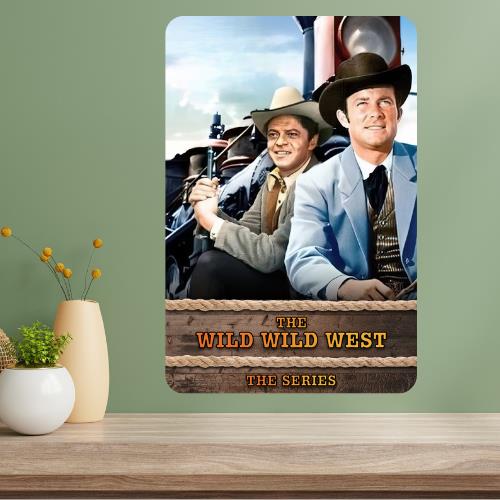 Wild West Classic TV Show Metal Poster Sign 20x30cm（7.8x11.8inch）