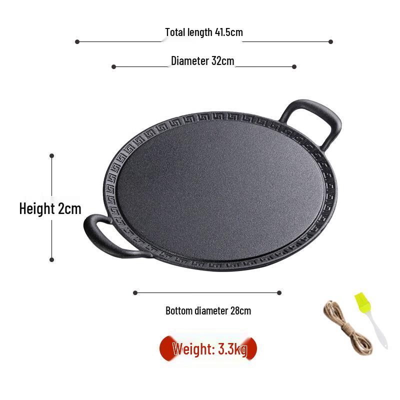 Lilang Cast Iron Multi-Functional Frying Pan