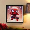 5D DIY Diamond Painting Decorative Q Version Spider-Man Full Round Drill Scenery Diamond Embroidery Cross Stitch Kits Home Decor Gift