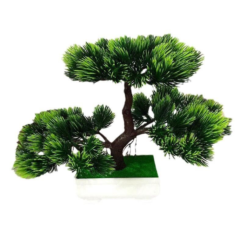 Pine Simulated Plants Needles Bonsai Artificial Flowers For Decor Indoor