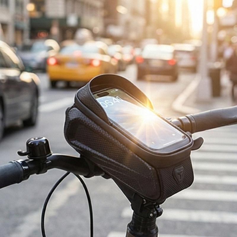 Bicycles Phone Bag Bike Top Front Tube Frame Bags Cycling Front Bag Touch Screens Road Mountain Bike Phone Accessory