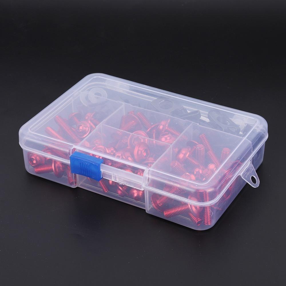 177pcs With Storage Case Motorcycle Fairing Screws  For Fairing Replacement