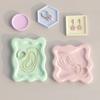 Storage Tray Plaster Silicone Mold DIY Jewelry Display Plate Epoxy Resin Mould Irregular Cloud Shape Cement Dish Making