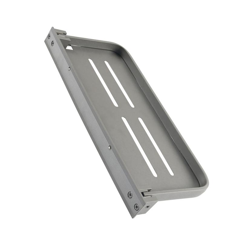 NYTT-2X Husbils Vikbar Hylla Utrymmesbesparande Organizer Aluminium Väggförvaringsställ Husbils Flytande Hylla Lätt att Installera Biltillbehör