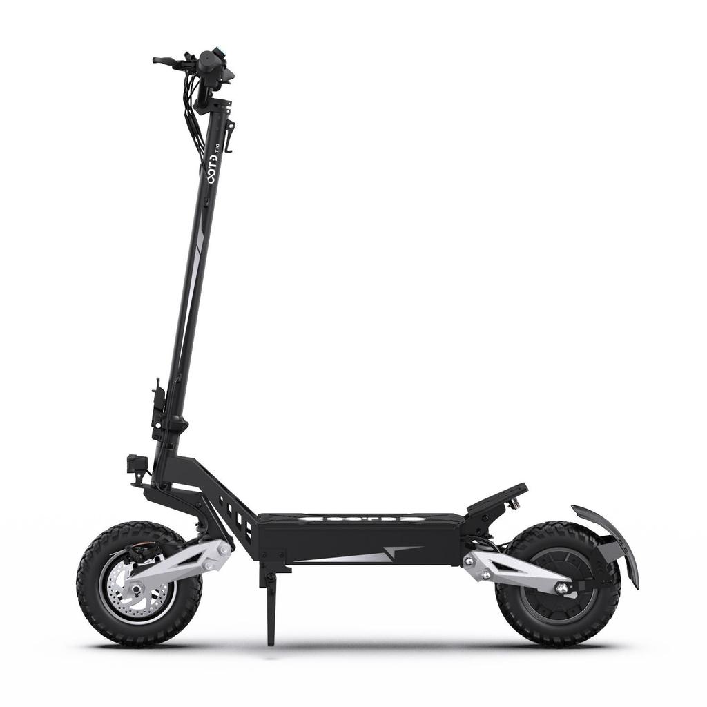OOTD T10 Elektrická skládací koloběžka, 11 palců, 900W motor, Městská koloběžka, 48V 13,5Ah, Maximální dojezd 45 km, Maximální nosnost 120 kg, Černá