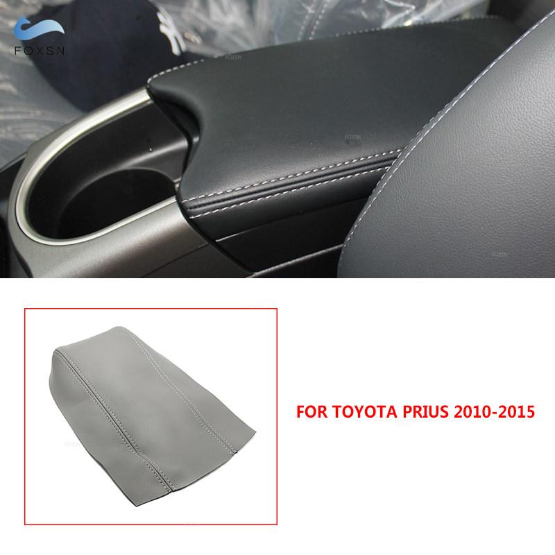 For Toyota Prius 2004 2005 2006 2007 2008 2009 2010 2011 2012 2013 2014 2015 Center Console Lid Armrest Box Cover Protect Trim