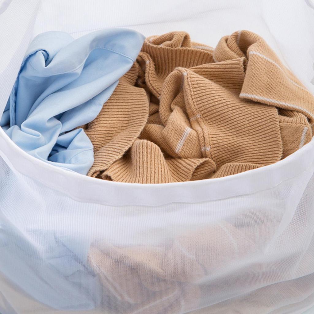 Drawstring Laundry Bag Dirty Clothes Net Bags Washing Machine Clothing Organizer Net For Bra Socks Underwear Shoe Storage