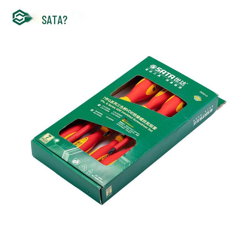 SATA 7-Piece VDE Insulated Screwdriver Set