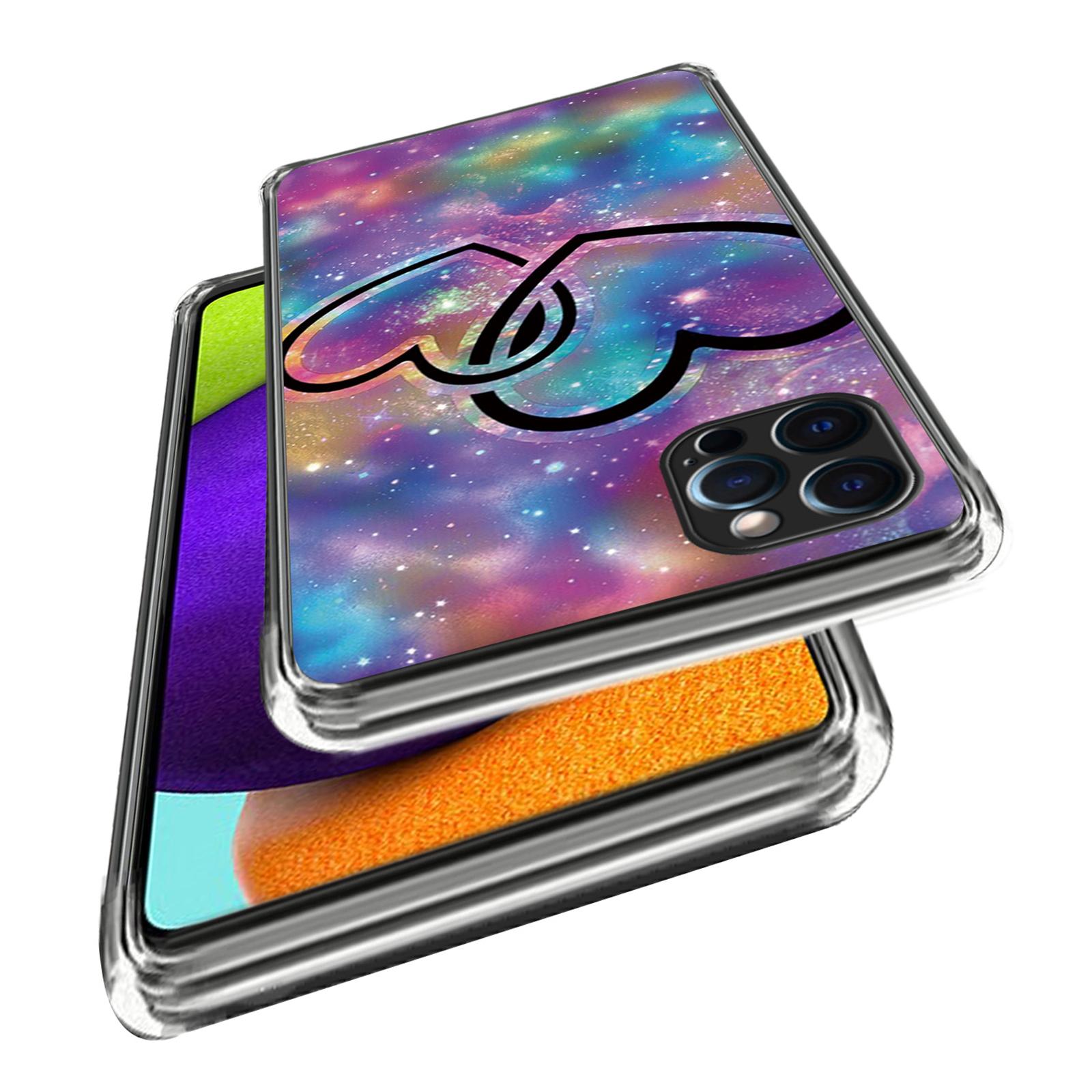 

For iPhone 16 Pro Max Case Pattern Printed Shockproof TPU Phone Cover Heart to Heart