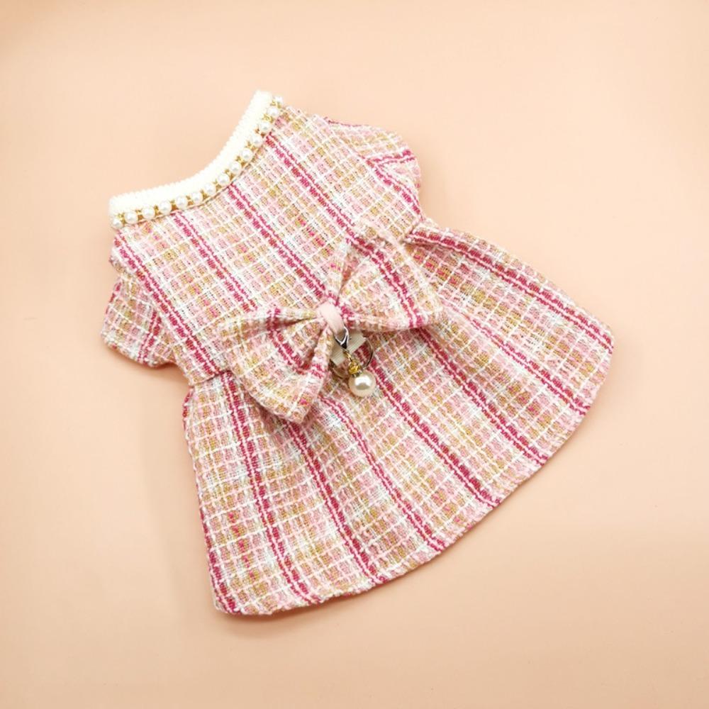 

Breathable Pet Princess Dress Cute Cat Skirt Pet Supplies Pet Windbreaker Autumn Winter M-Without Necklace