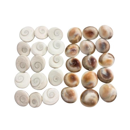 BrijBooti Gomati Chakra 51 Pieces - Stoneware Gomti Chakra - Sudarshan Chakra - Natural Gomti Chakra