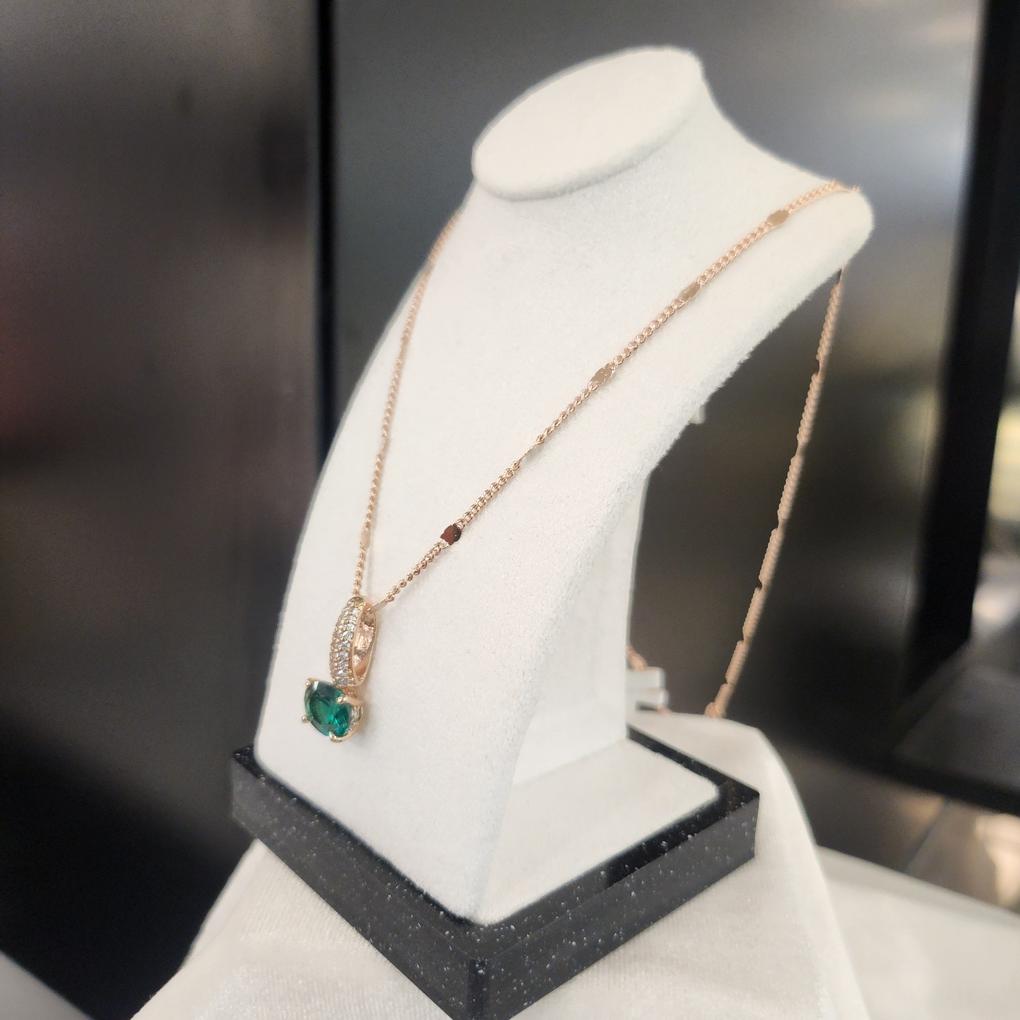 Atria Ruby Tepa Round N Necklace JQNNEIN0003RBF