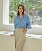 LAMARO Elle Oversized Classic Shirt (Sky Blue)