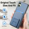 For Samsung Galaxy A06 4G Case Card Holder Carbon Fiber Texture Leather Coated TPU Phone Cover