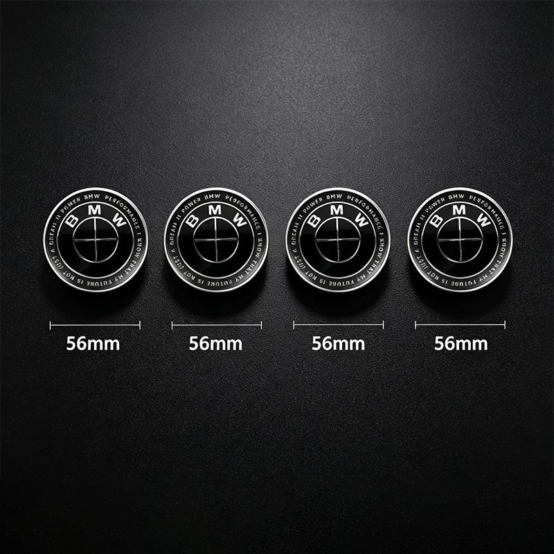 4Pcs 56mm 68mm ABS Car Wheel Center Caps Black Badge For BMW E39 E46 E90 E60 E87 F20 F30 F15 F16 G20 E34 E36 E39 E38 Z3 Z4 M3 M5