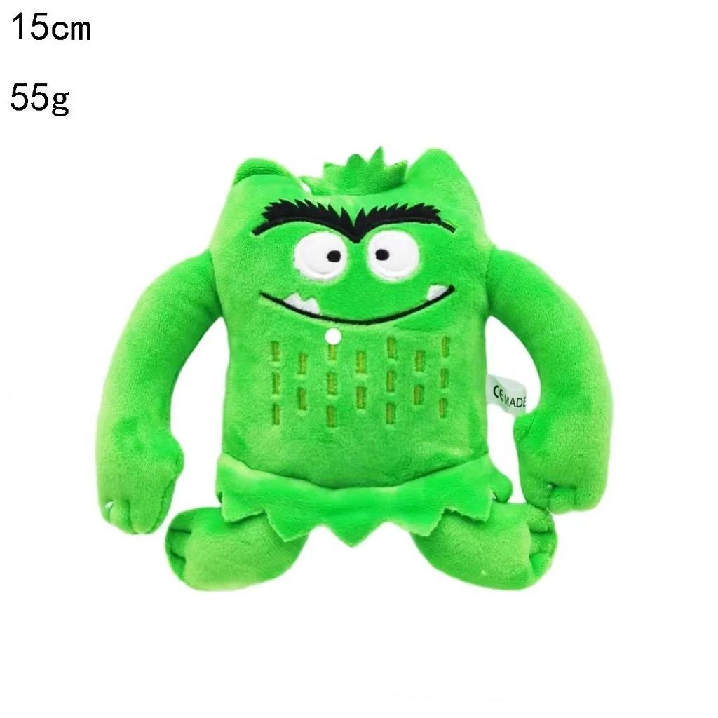 6pcs/set 6 Colors Kawaii The Color Monster Plush Doll Children Monster Color Emotion Plushie Stuffed Toy For Kids Birthday Gifts