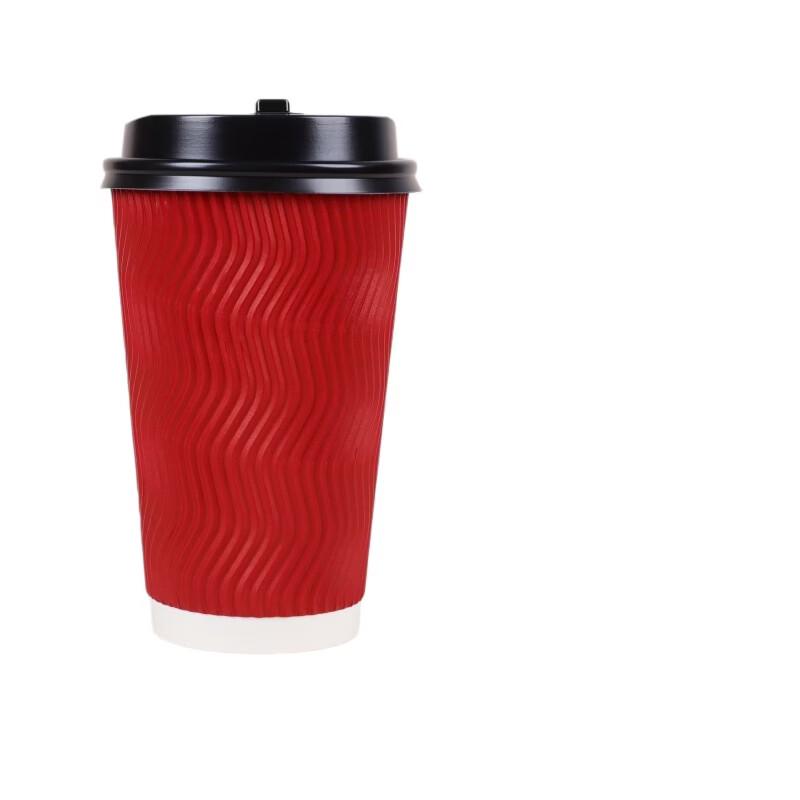 Disposable Double-Layer Paper Coffee & Milk Tea Cups