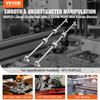 VEVOR Linear Guide Rail Set, SFC20 1200mm, 2 PCS 47.2 in/1200 mm SFC20 Guide Rails 4 PCS SC20 Slide Blocks 4 PCS Rail Supports