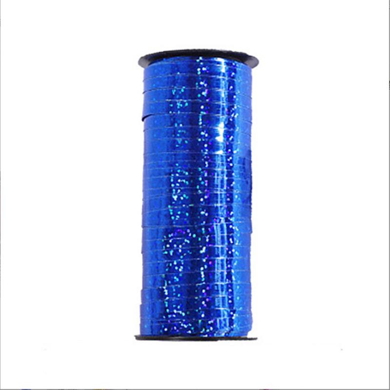 100 Yards DIY Laser Ballonband Hochzeits Schleife Farbige Bänder Party Dekoration