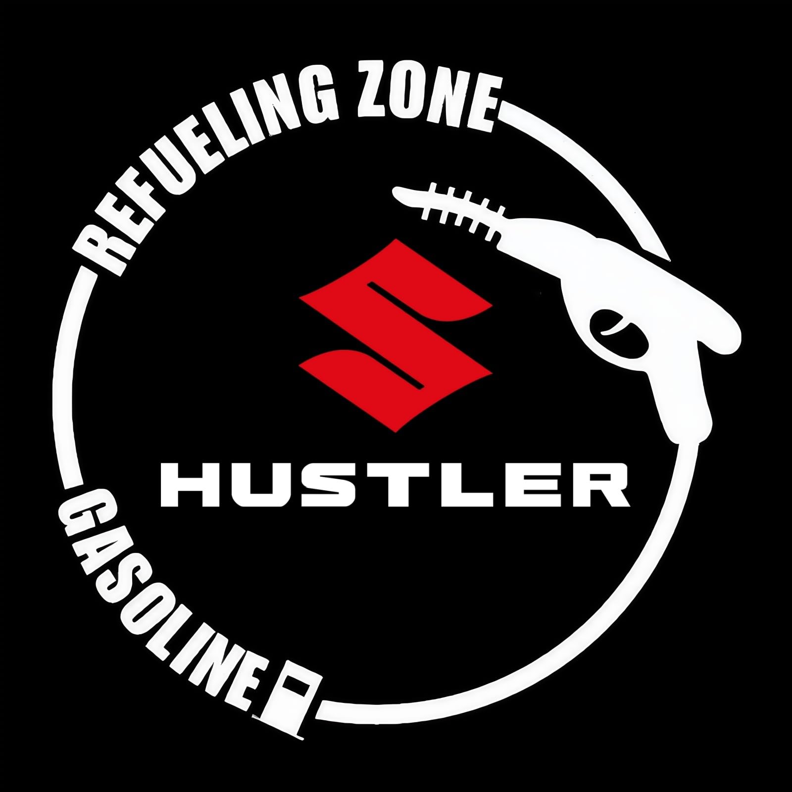 

Suzuki Hustler MR31S MR41S MR52S MR92S Rear Fuel Filler Cover Rear Window Racing Circuit Custom Scratch Sticker, Sticker, Sticker, Removal, белый