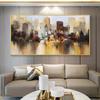 RELIABLI ART Abstract City Building Landscape Posters Home Wall Canvas Paintings For Cuadros Living Room Decor Pictures No Frame