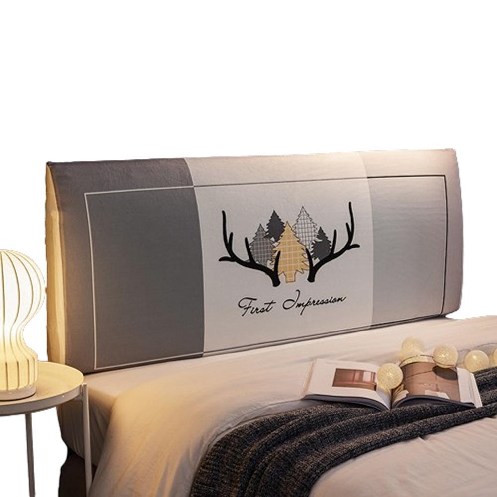 All-inclusive Headboard Cover Elastic Bedside Cover Washable Protective Cover  Home Room Decor