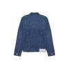 Calvin Klein Loose Solid Color Lapel Long Sleeve Jacket Men jackets Blue 40GM720-420-S