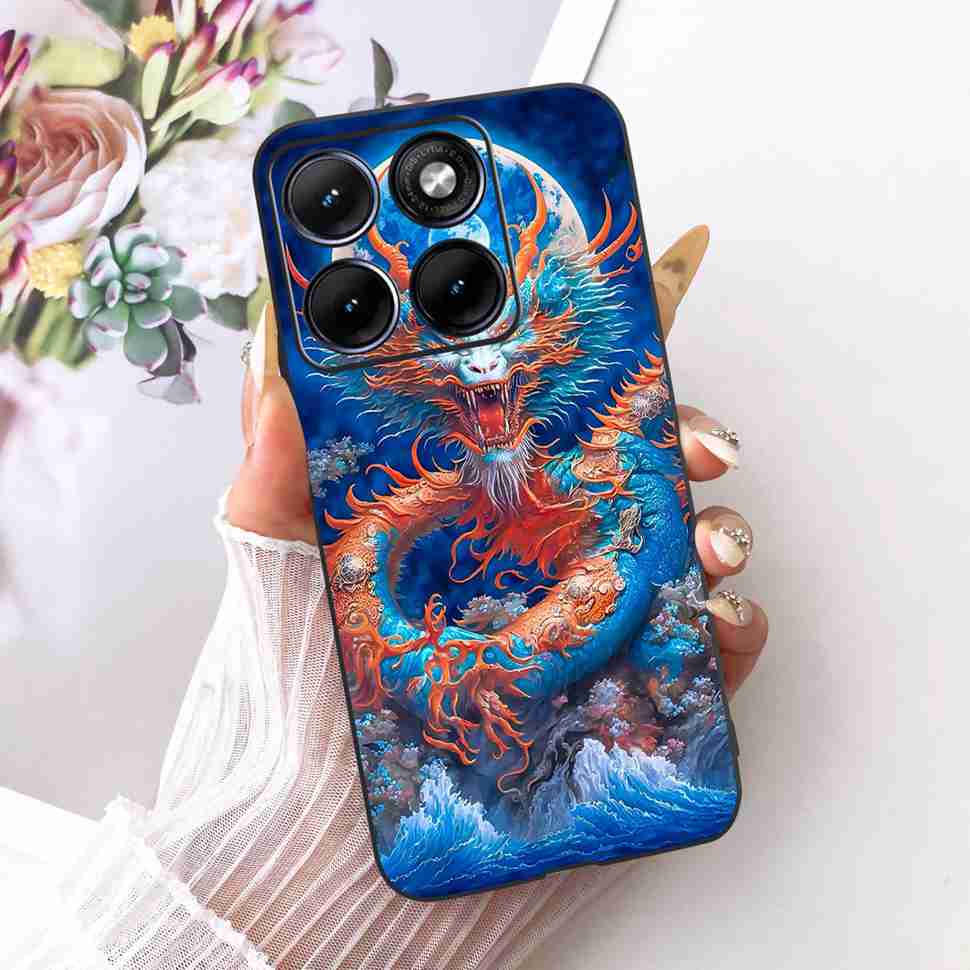 For Motorola Edge 70 Fusion 5G Case Cartoon Cat Panda TPU Black Cover For XT2605-1 XT2605-2 XT2605-4 Soft Silicone Phone Cases