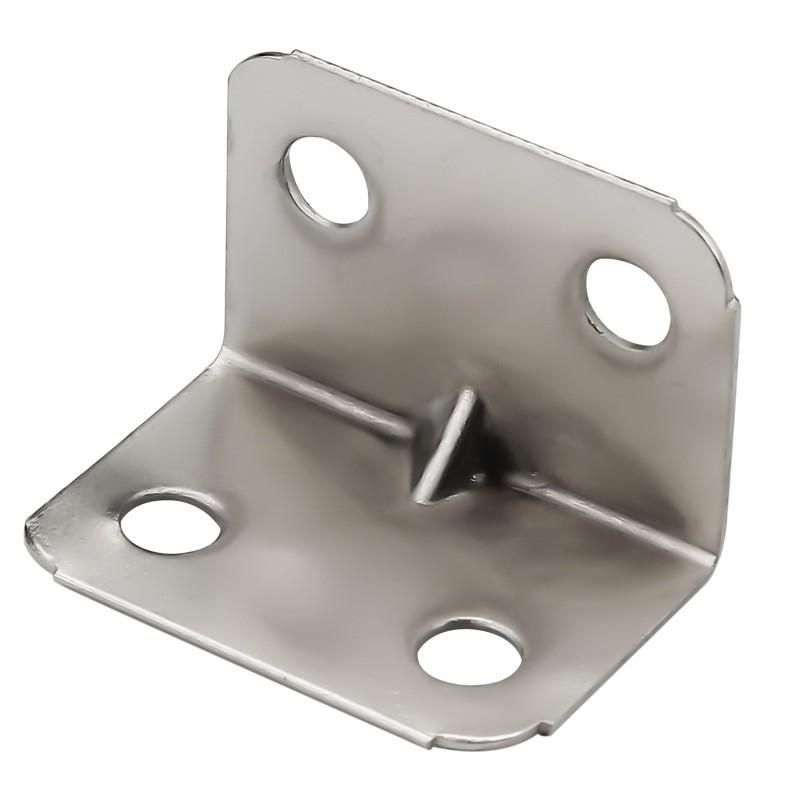L-Shaped Shelf Support Bracket 90 Degree Corner Connector Table Chair Legs Steel Hardware Fixing Clip