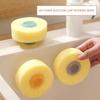 Kitchen Silicone Scrubbing Brush Odorless Dish Scrubber Set with Detachable Sponges for Home Cooks and Clean Enthusiasts