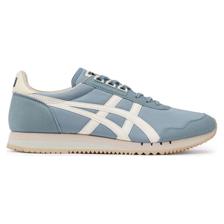 ONITSUKA TIGER Dualio Fabric Synthetic Leather Fresh Minimalist Slip Resistant Durable Low Top Lifestyle Casual Shoes Unisex Sneaker 1183C131-400