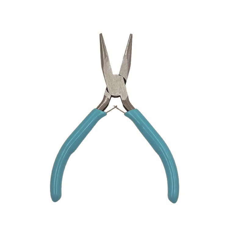 Three-Piece Colorful Jewelry Pliers Set: Multi-Functional Needle-Nosed, Oblique, and Round-Nosed Pliers for DIY Handmade Projects