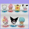 Kuromi i Pompompurin Zabawki PVC Figurki Kolekcjonerskie Dla Dzieci i Fanów