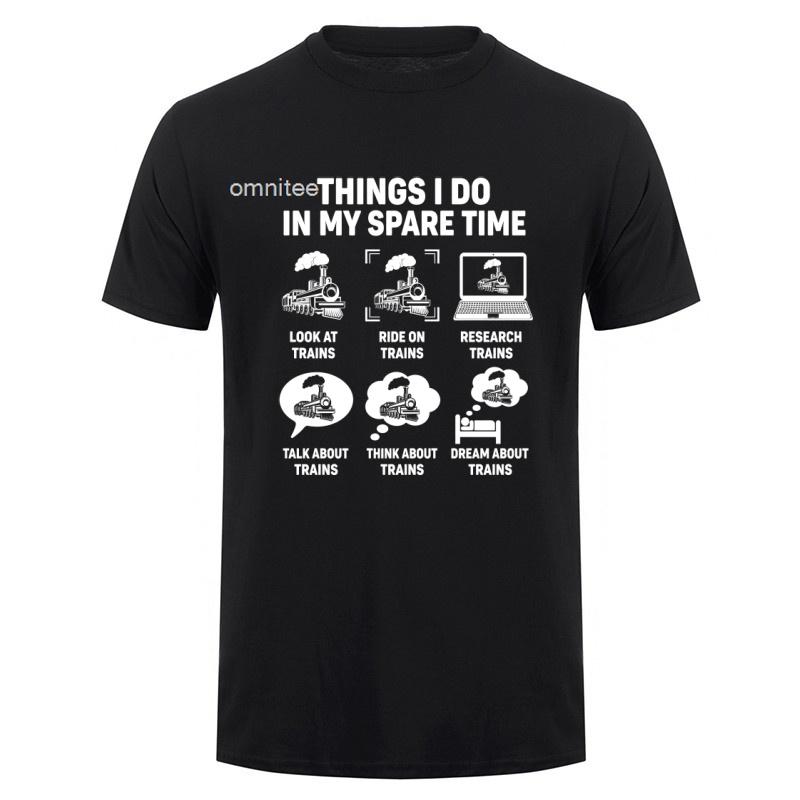 Train Driver T Shirt Tee Tops Round Neck Shortsleeve Fashion Trainspotting Locomotive Tshirt Clothing Casual Tshirts Hj122