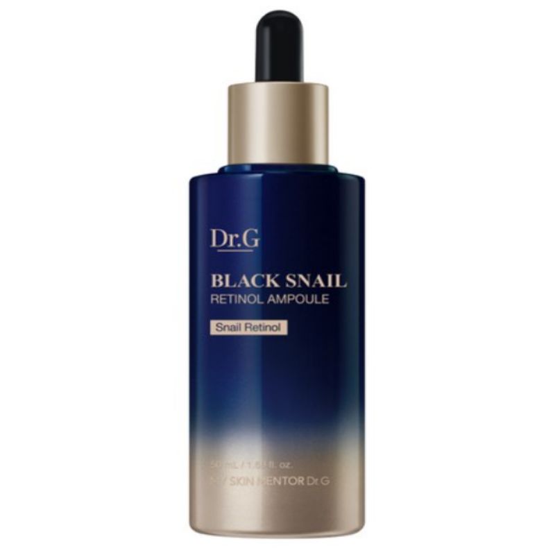 

Dr.G Black Snail Retinol Ampoule (50ml) - Pore Tightening & Elasticity Boost