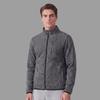 Romon Men's Stand-up Collar Zipper Cardigan Sweater