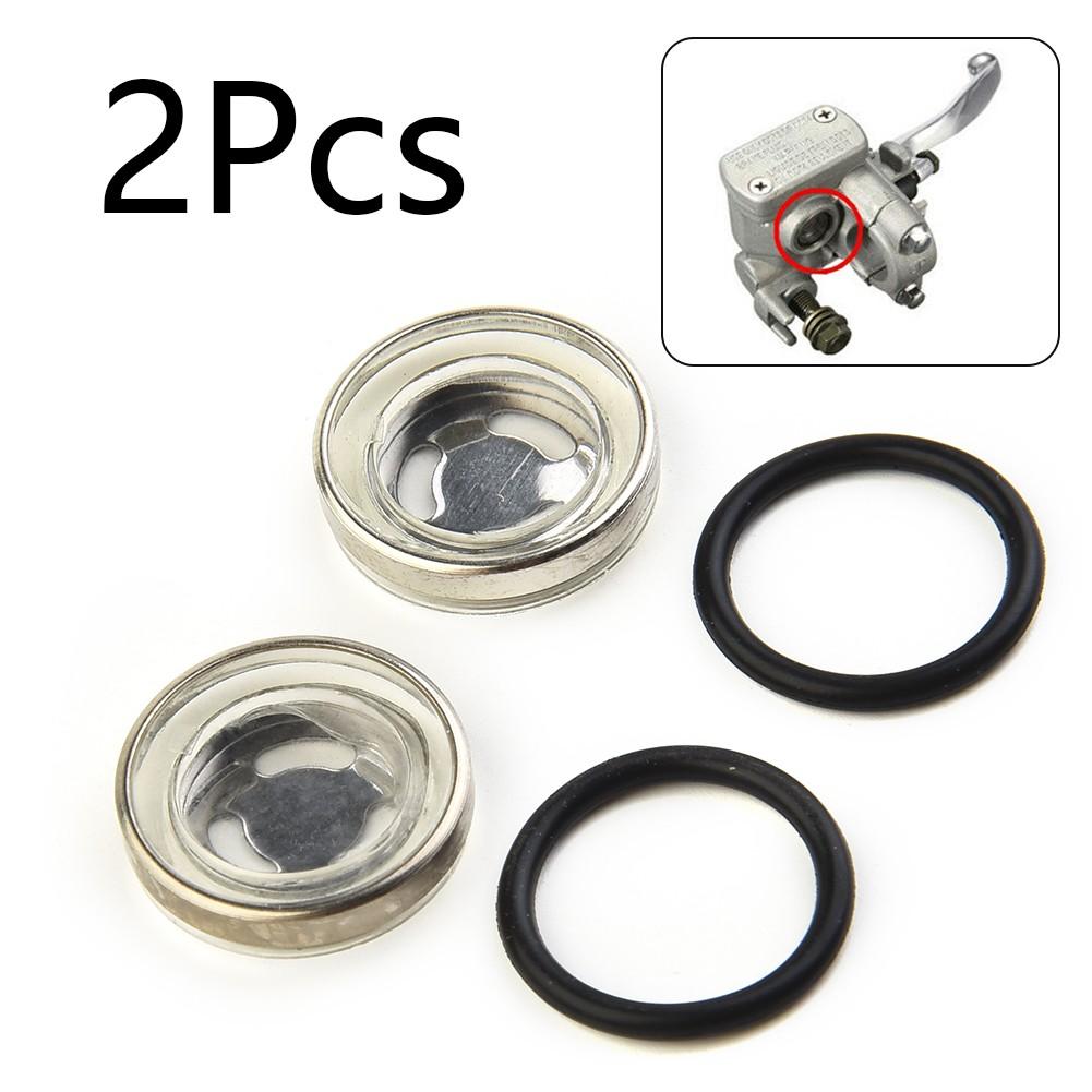 18mm Sight Glass Len & Rubber Gasket Front Motorcycle