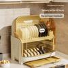 Multifunctional Kitchen Countertop Dish & Cutlery Storage Rack
